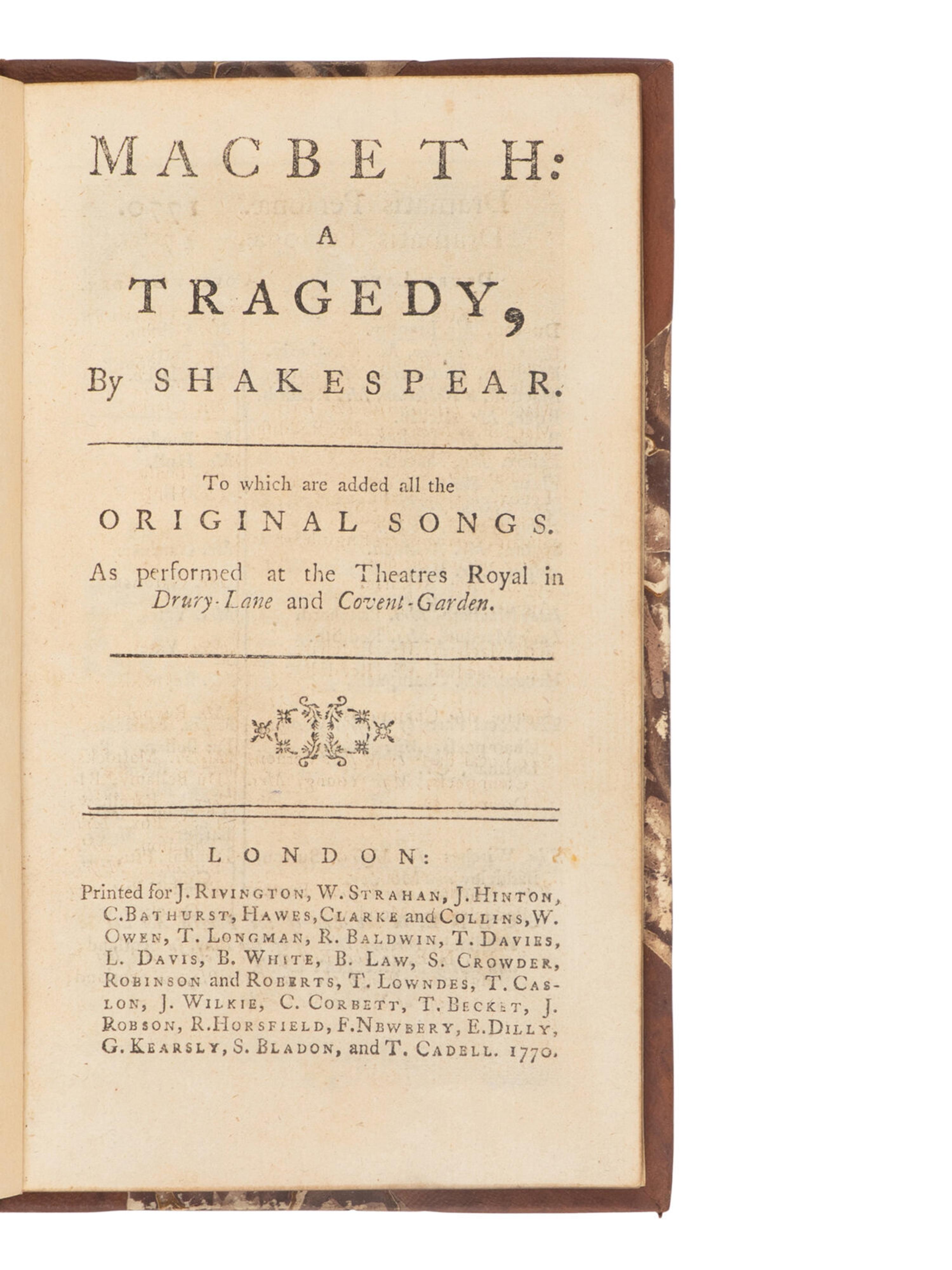 [Literature] Shakespeare, William. Group of 5 Plays