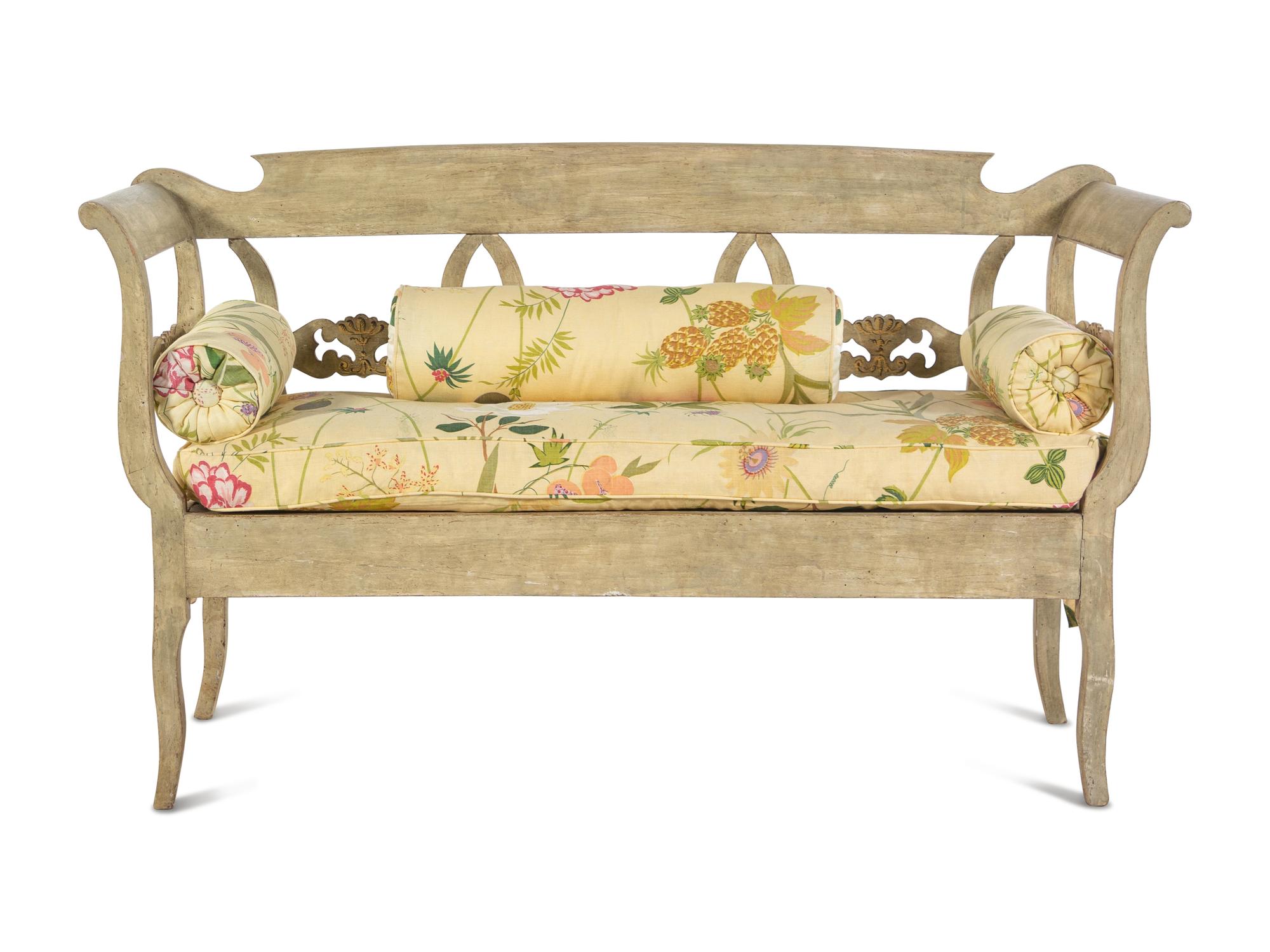 An Italian Painted Settee