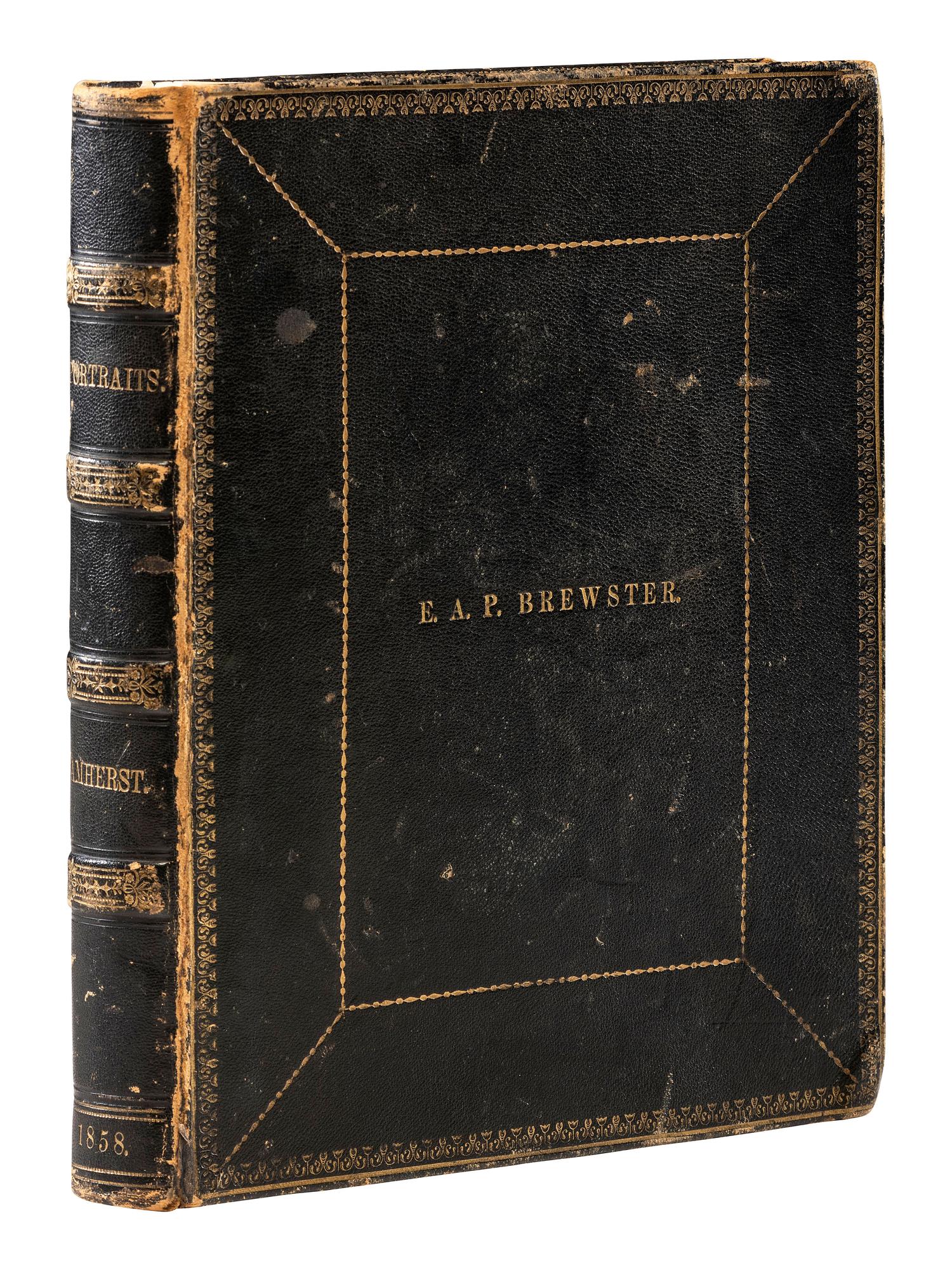 Photo-Illustrated Books & Photography Albums Portraits of the Class of 1858, of Amherst College, Amherst, Mass . Springfield: D.B. Spooner & Co., Photographers, 1858. Including pre-war portraits of Union officers.