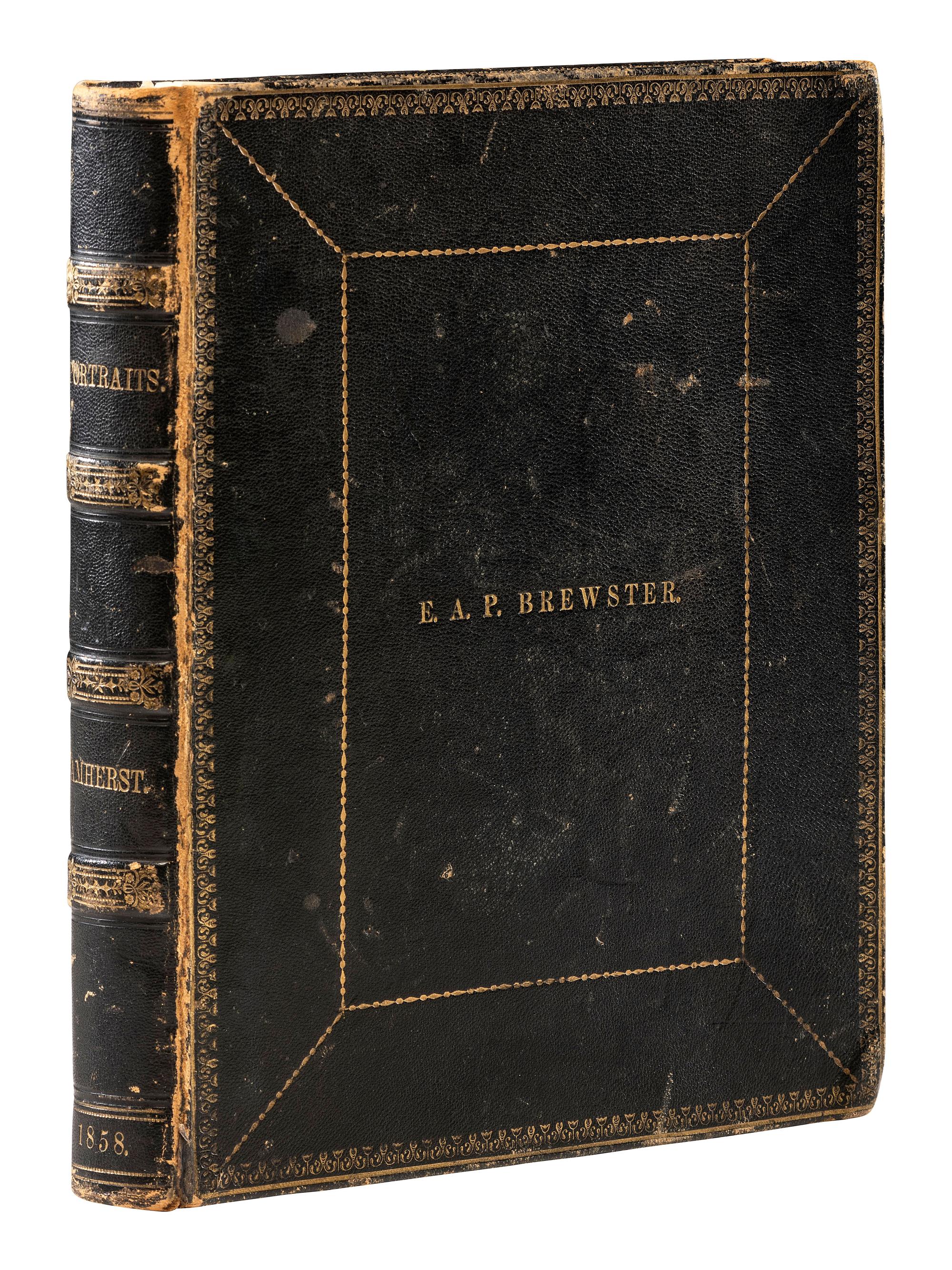 Photo-Illustrated Books & Photography Albums Portraits of the Class of 1858, of Amherst College, Amherst, Mass . Springfield: D.B. Spooner & Co., Photographers, 1858. Including pre-war portraits of Union officers.