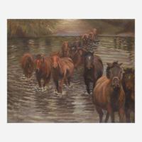 Cecil Arthur Varnon (British, B. 1955) after Sir Alfred Munnings (British, 1878–1959) The Ford