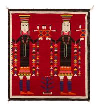 Navajo Pictorial Weaving / Rug, with Holy People