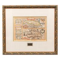 HONDIUS, Henricus (1597-1651). Cuba Insula . Amsterdam, ca 1606 or later.