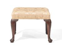 A George II mahogany stool, circa 1740