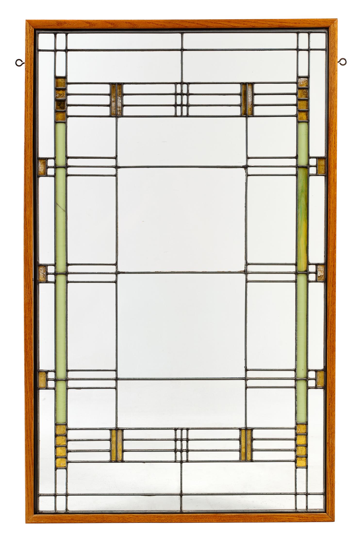 Frank Lloyd Wright, CIRCA 1902, a window from the Albert Heurtley House, Oak Park, Illinois