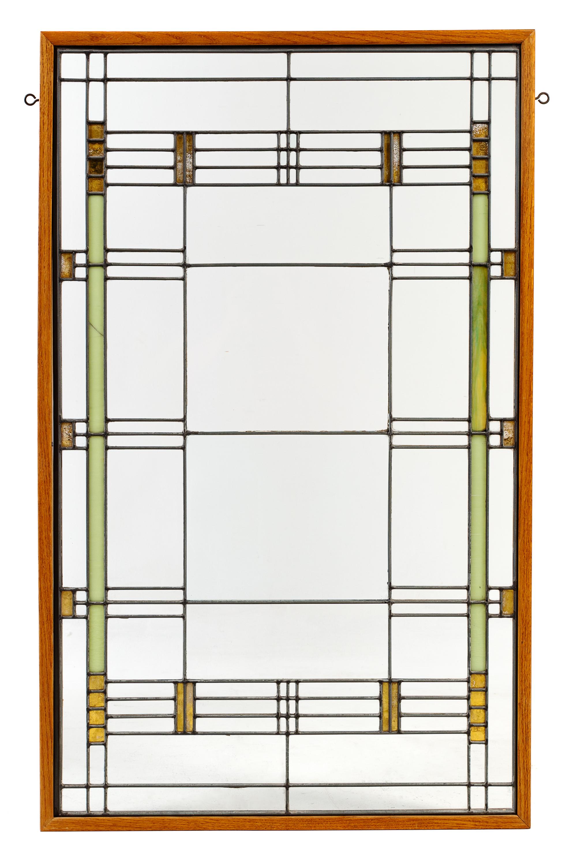 Frank Lloyd Wright, CIRCA 1902, a window from the Albert Heurtley House, Oak Park, Illinois