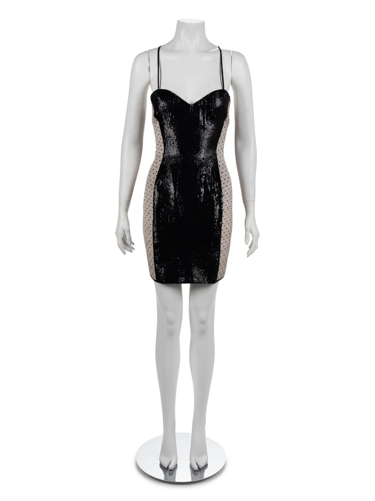 Geoffrey Beene Sequined Skirt Ensemble, 1980-90s