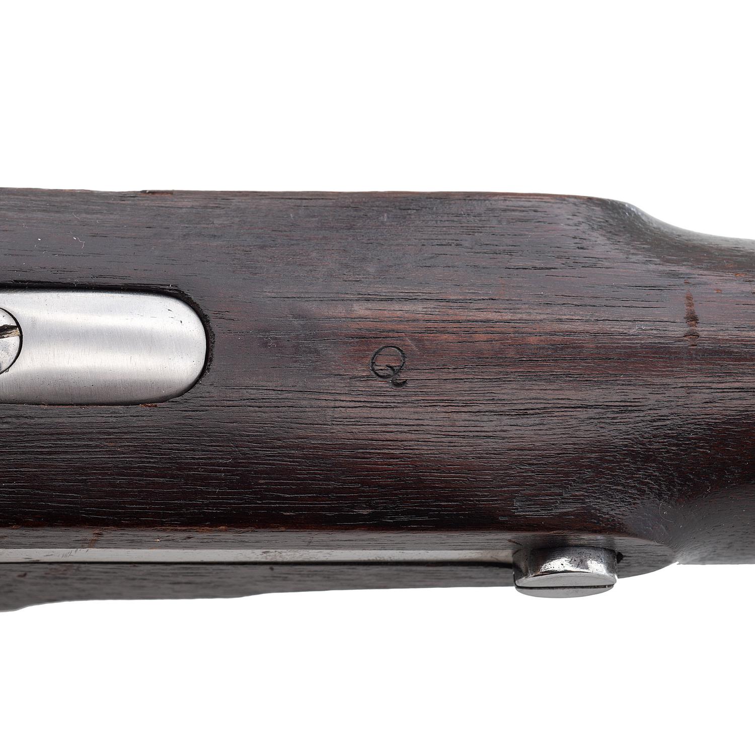 Confederate Cleaned & Repaired "Q" Marked US Springfield Model 1842 Musket