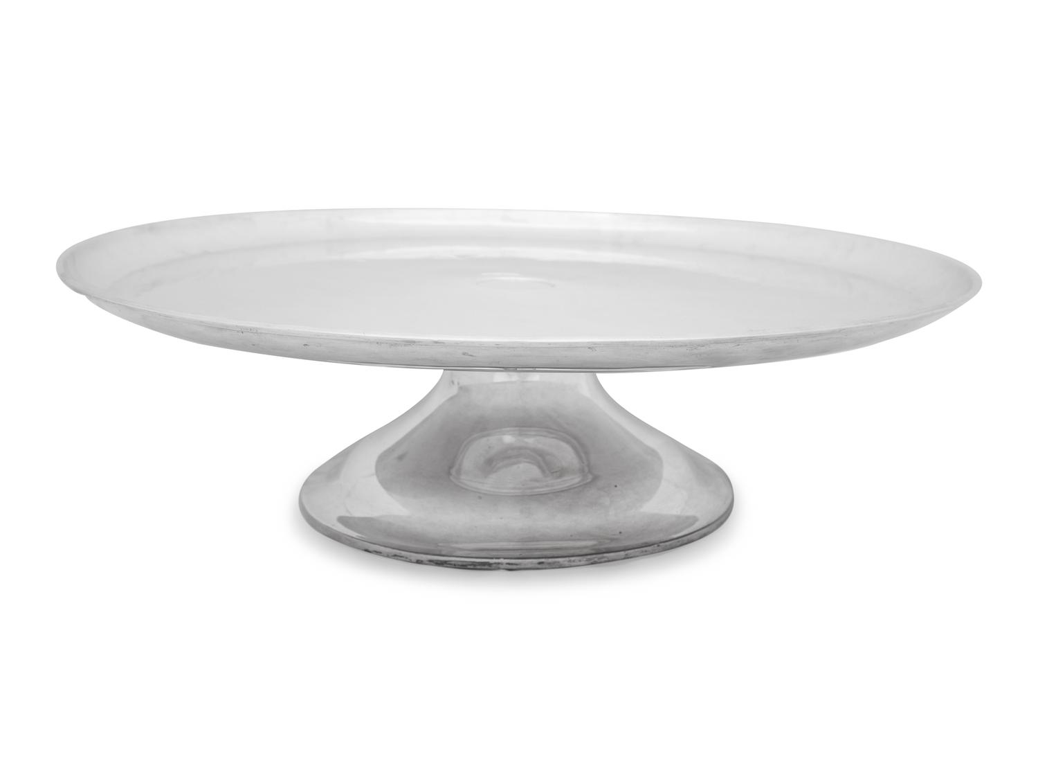 A Mexican Silver Lazy Susan Platter