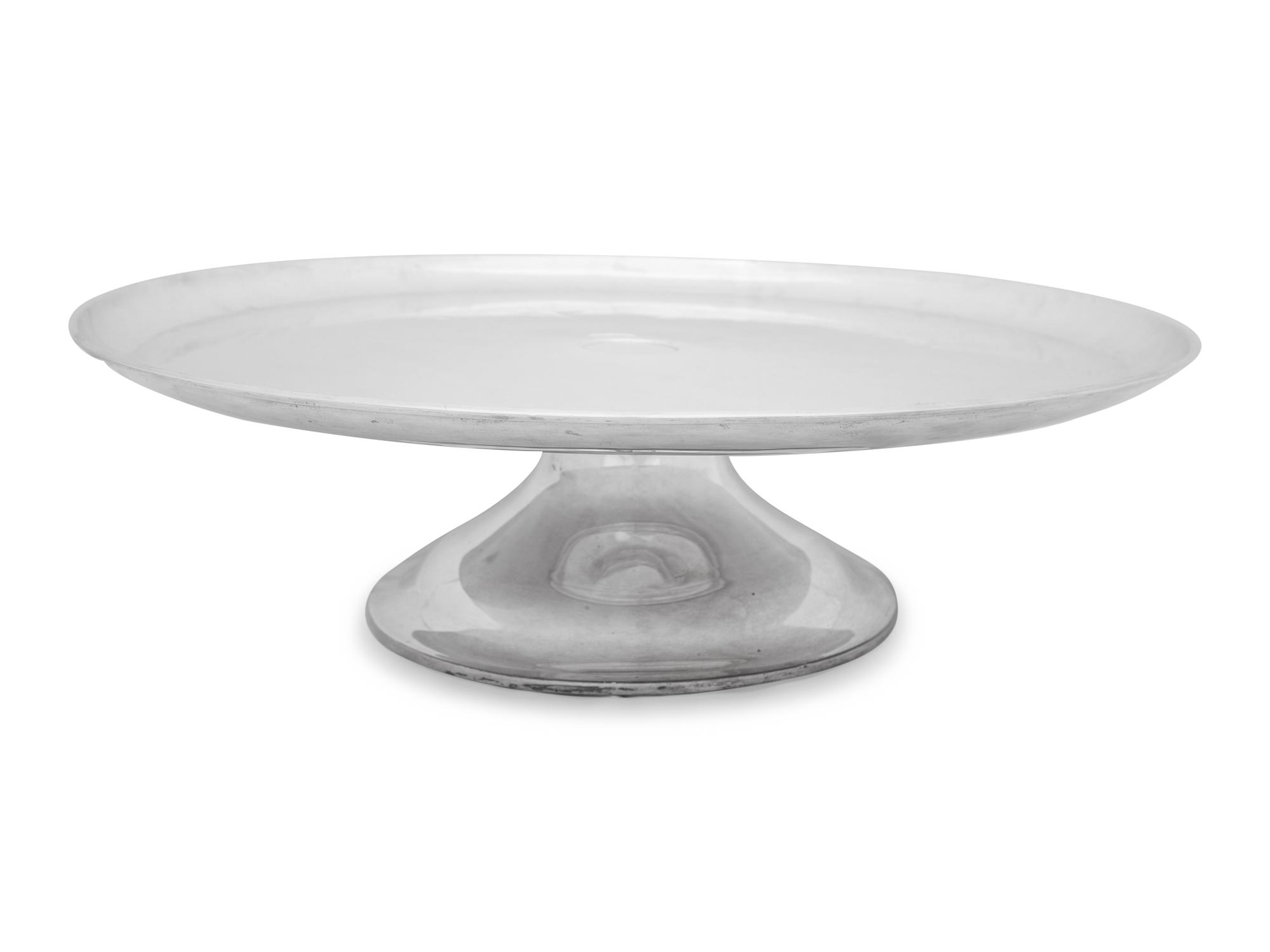 A Mexican Silver Lazy Susan Platter