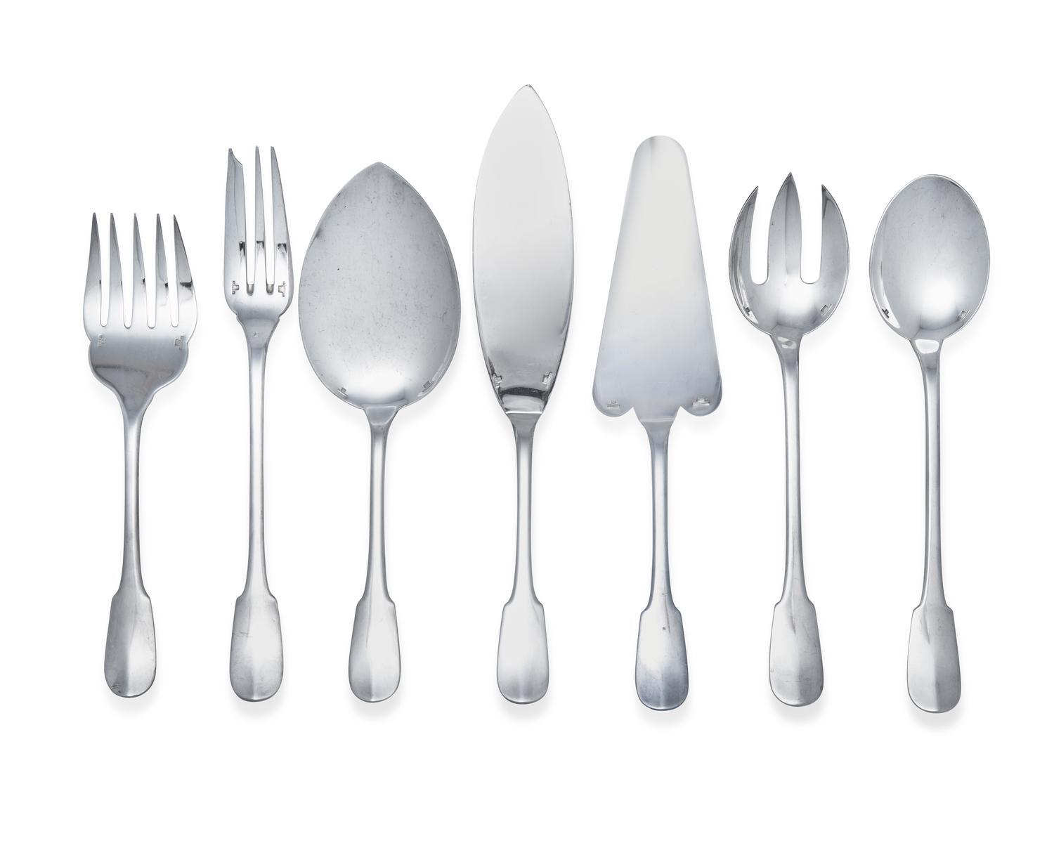 A Christofle Silver-Plate Flatware Service