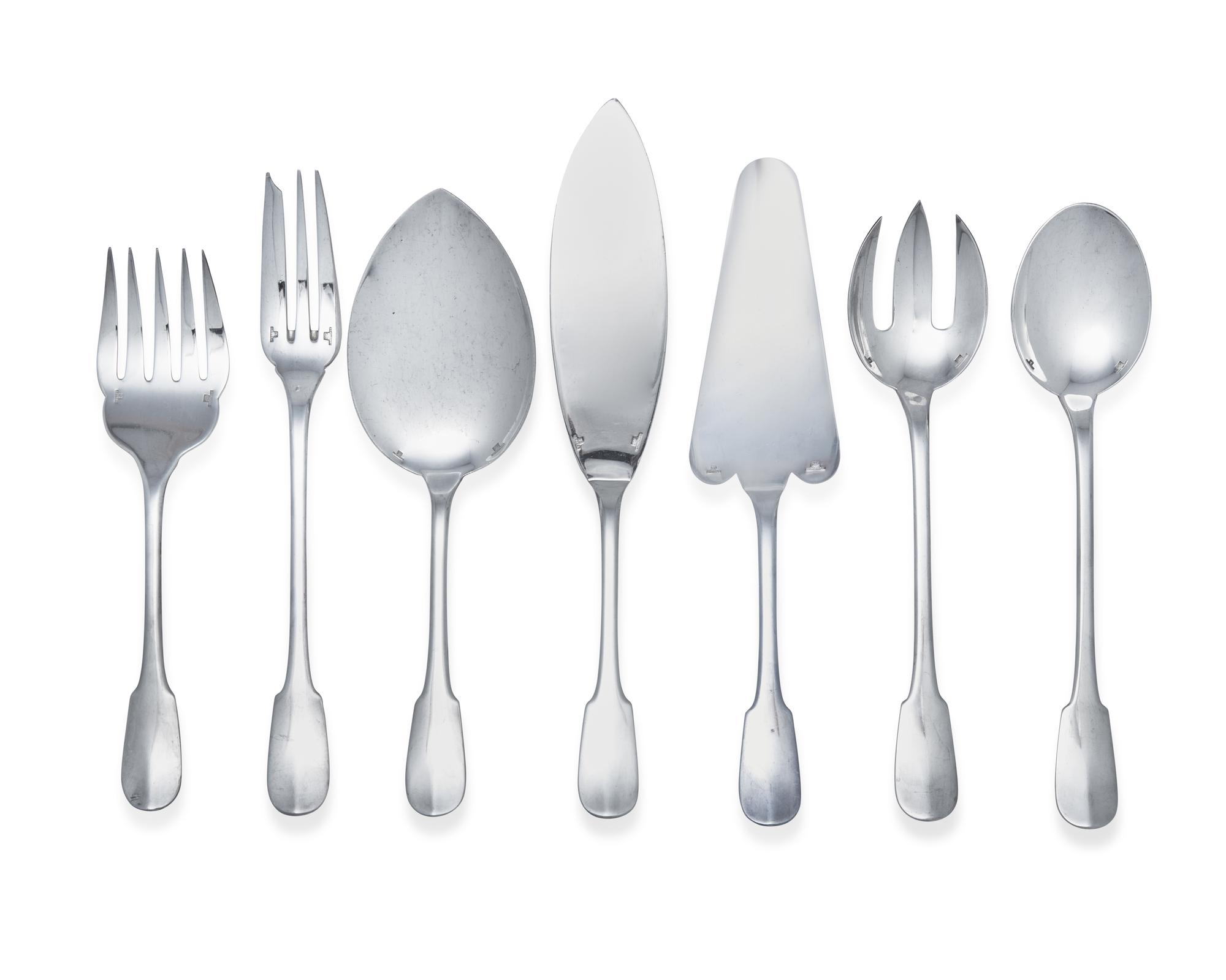A Christofle Silver-Plate Flatware Service