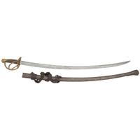 1858 Dated U.S. Model 1840 Heavy Cavalry Saber with Stuart Hangers