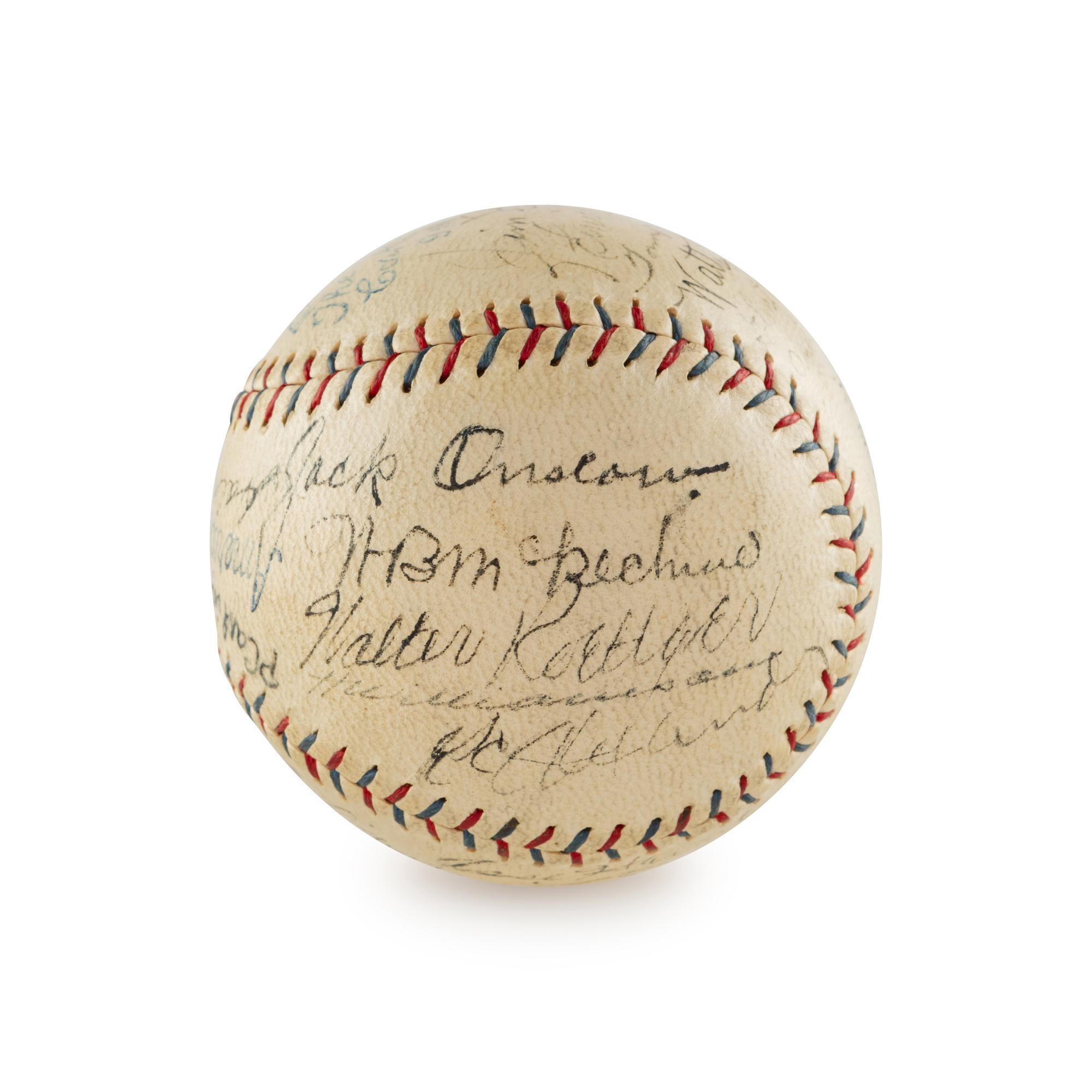 A 1928 St. Louis Cardinals Team Signed Autograph Baseball (Beckett Authentication Services)