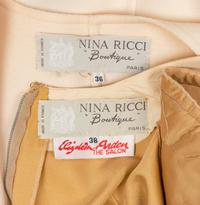 Nina Ricci Dress, Belt, and Coat, c. 1986
