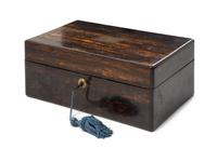 A Rosewood Travel Case Length 12 inches.