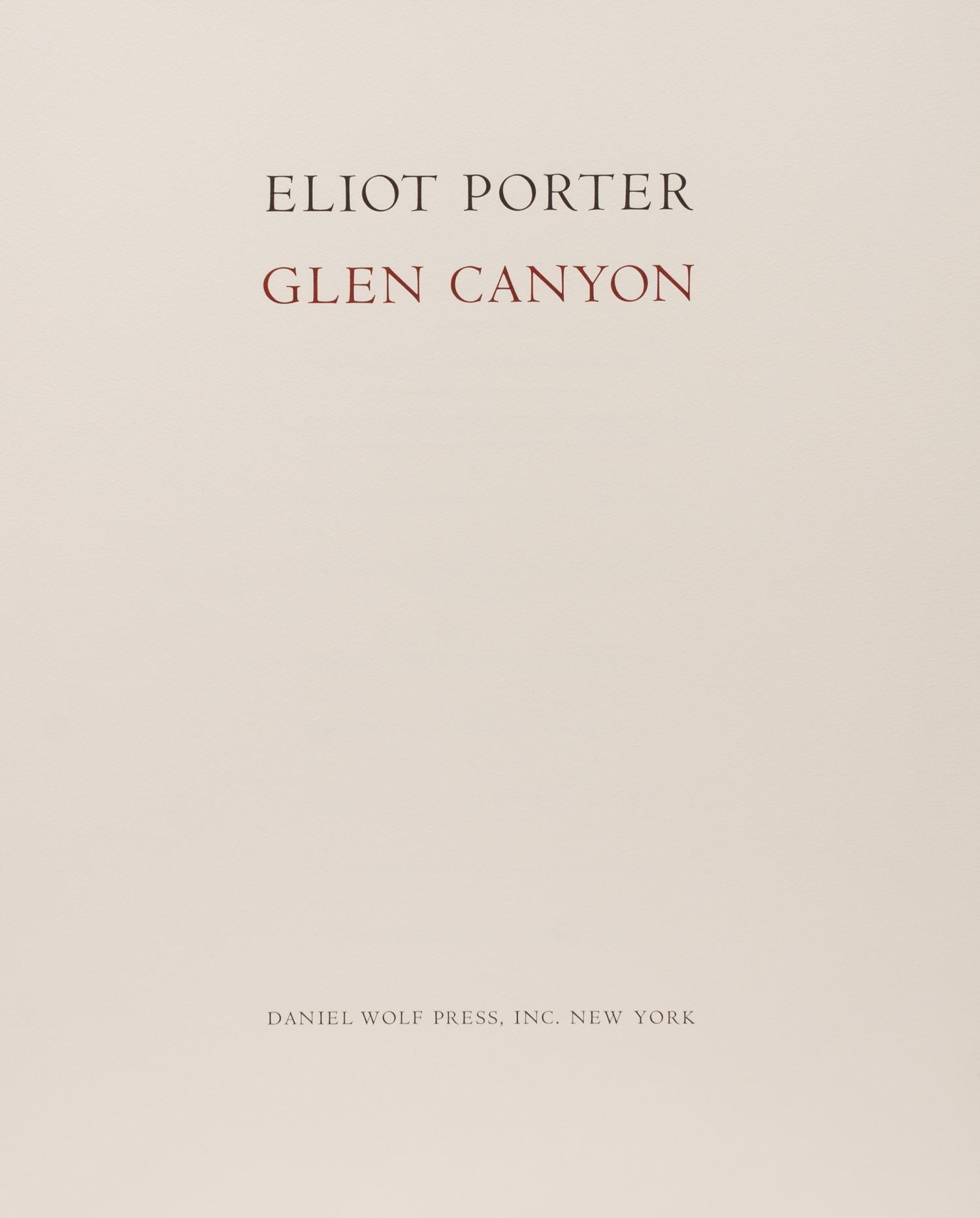 Glen Canyon (complete portfolio of 10)