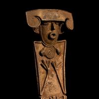 A Muisca Tumbaga Tunjo Figure