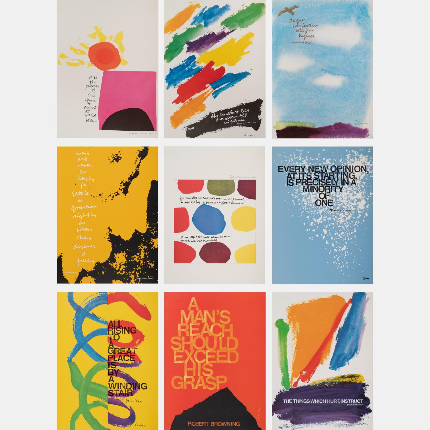 Corita Collection (10 prints with text and original portfolio)