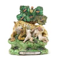A Staffordshire Figural Group Height 8 inches. — EARLY 19TH CENTURY