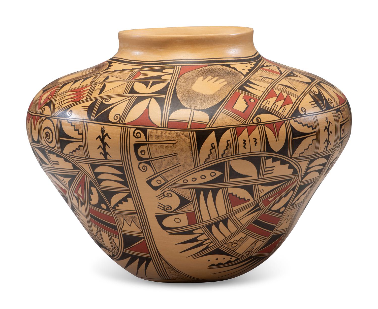 Large Mesmerizing Pottery Jar