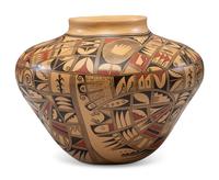 Large Mesmerizing Pottery Jar