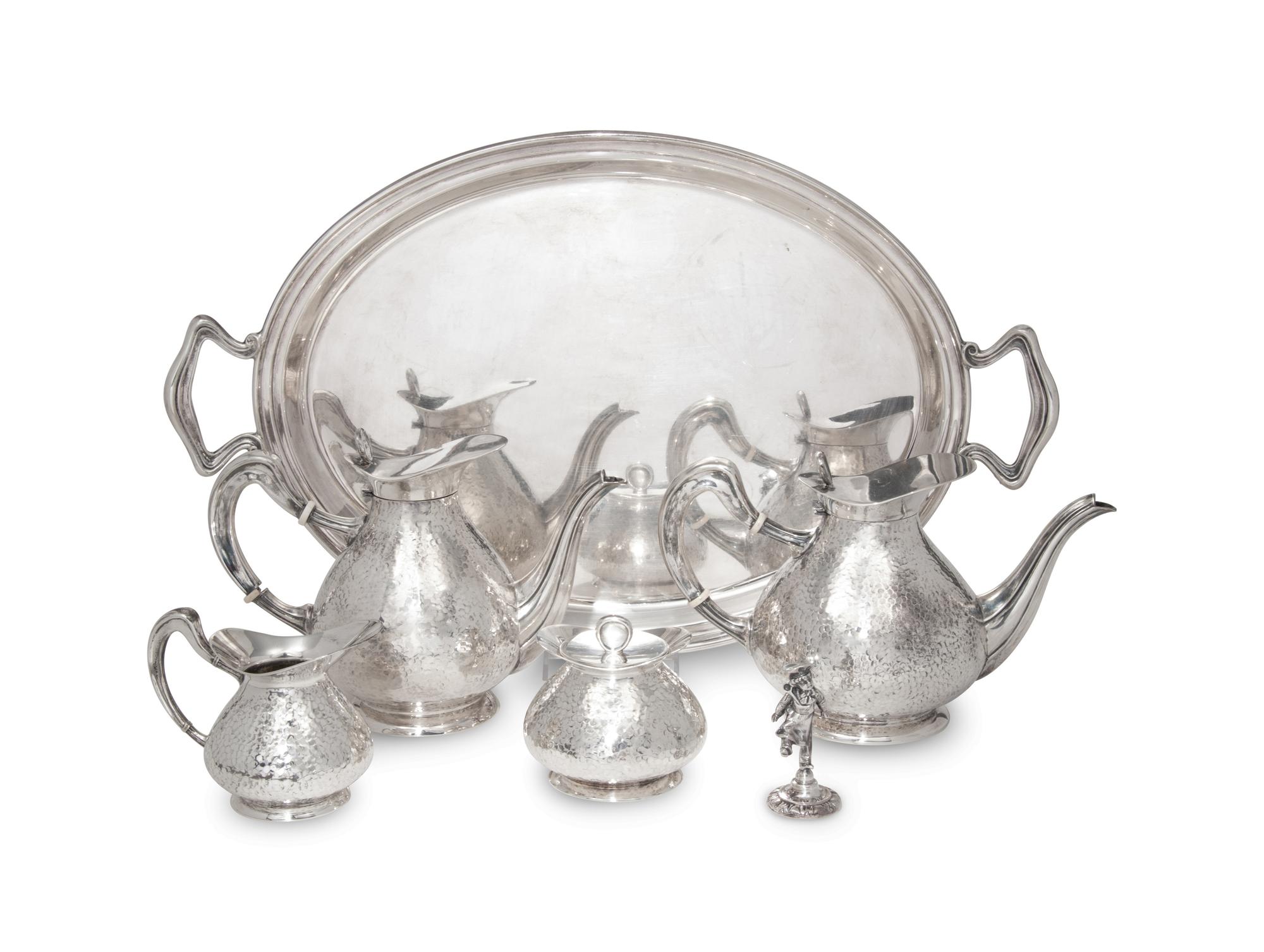 A Peruvian Silver Tea and Coffee Service