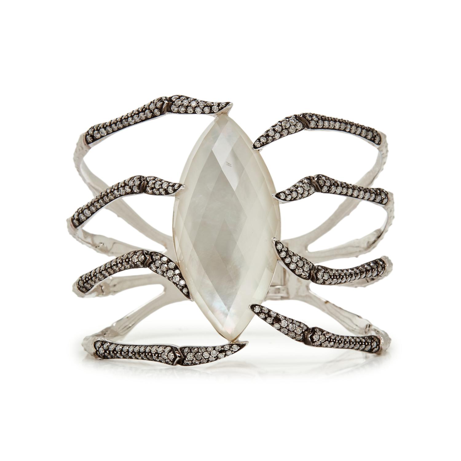 STEPHEN WEBSTER, CRAB SPIDER 'CRYSTAL HAZE' BRACELET