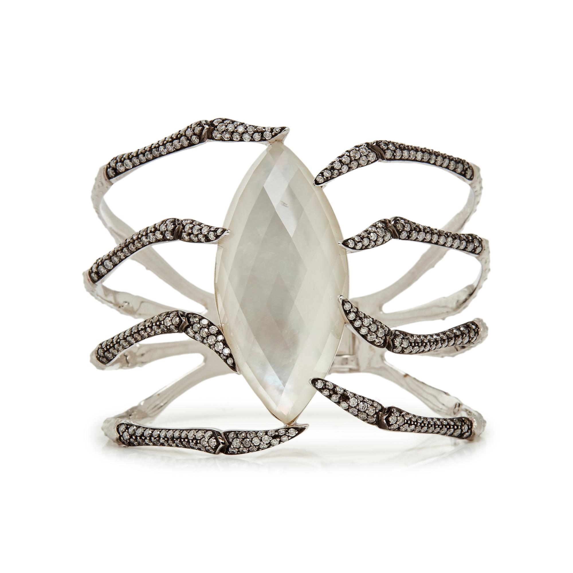STEPHEN WEBSTER, CRAB SPIDER 'CRYSTAL HAZE' BRACELET