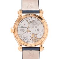 CHOPARD, ROSE GOLD AND DIAMOND 'HAPPY SPORT' MOON PHASE WATCH