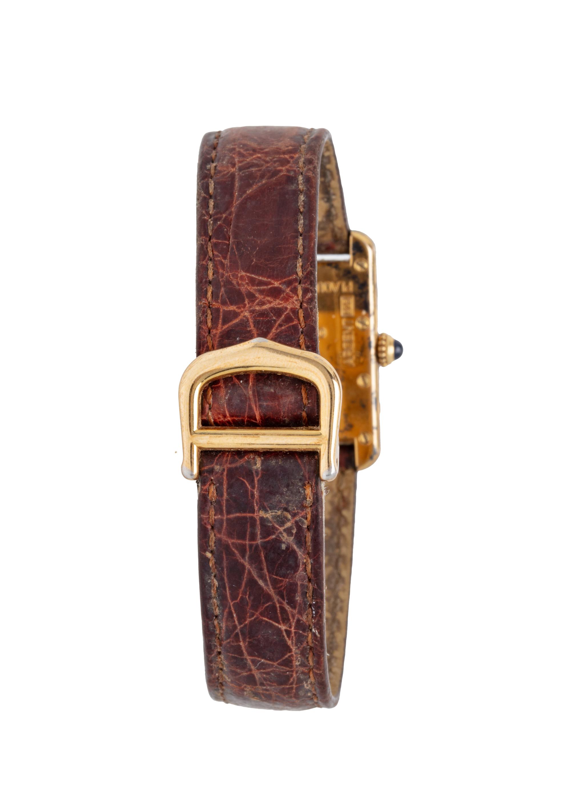 CARTIER, REF. 2415 'MUST DE CARTIER TANK' WATCH