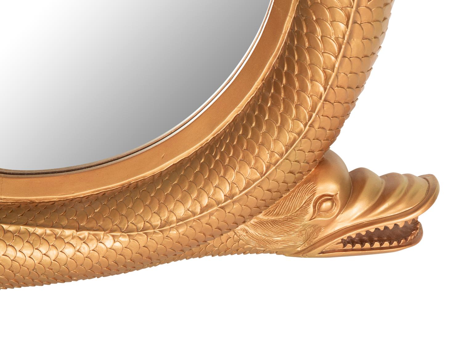 A Regency Style Composition Twin Serpent Mirror