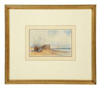 On the French Coast Near Calais , together with a work by an unknown artist
