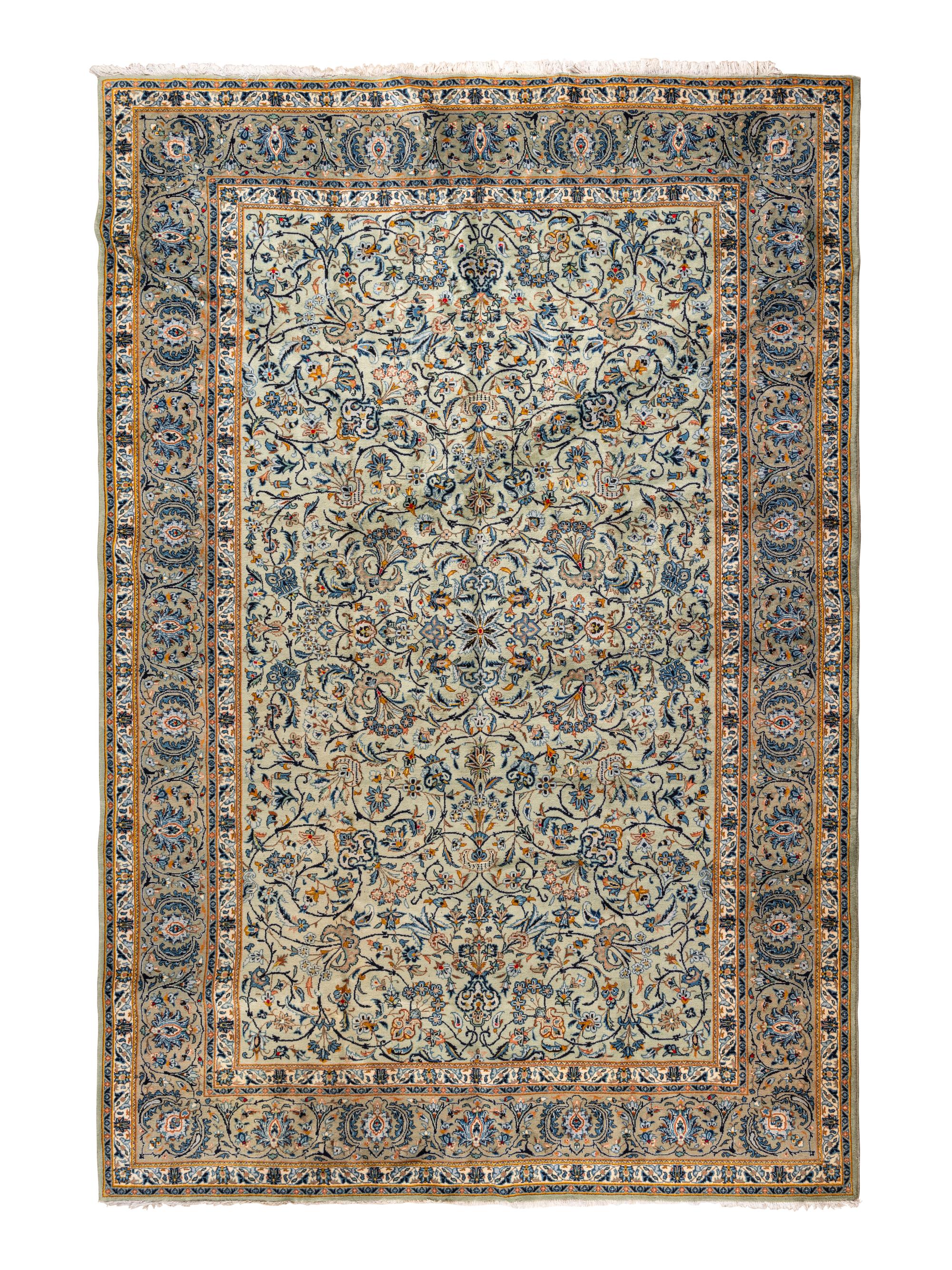 A Kashan Wool Rug