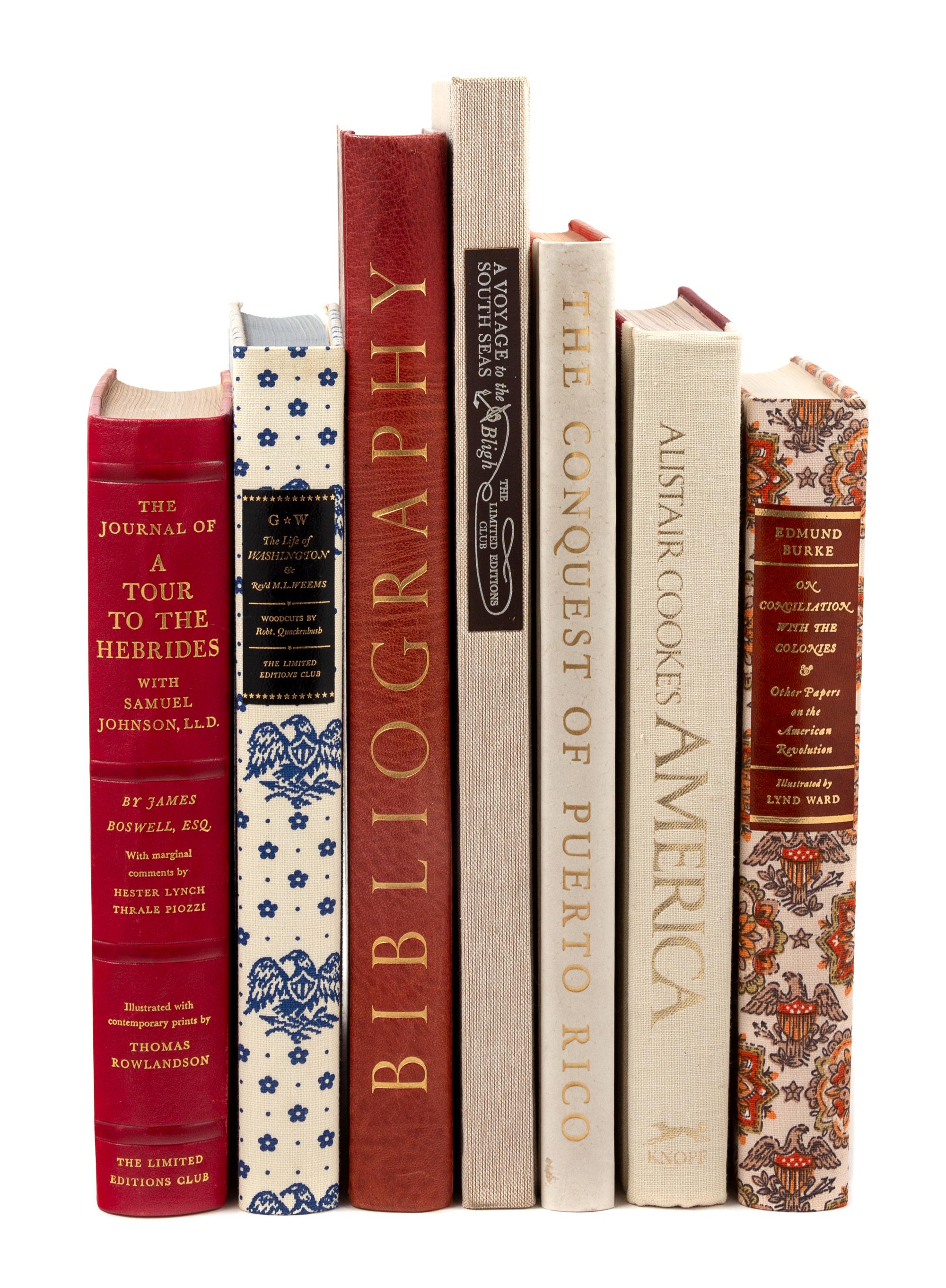 [LIMITED EDITIONS CLUB - MISCELLANEOUS]. A group of 6 works published by the Limited Editions Club, comprising: