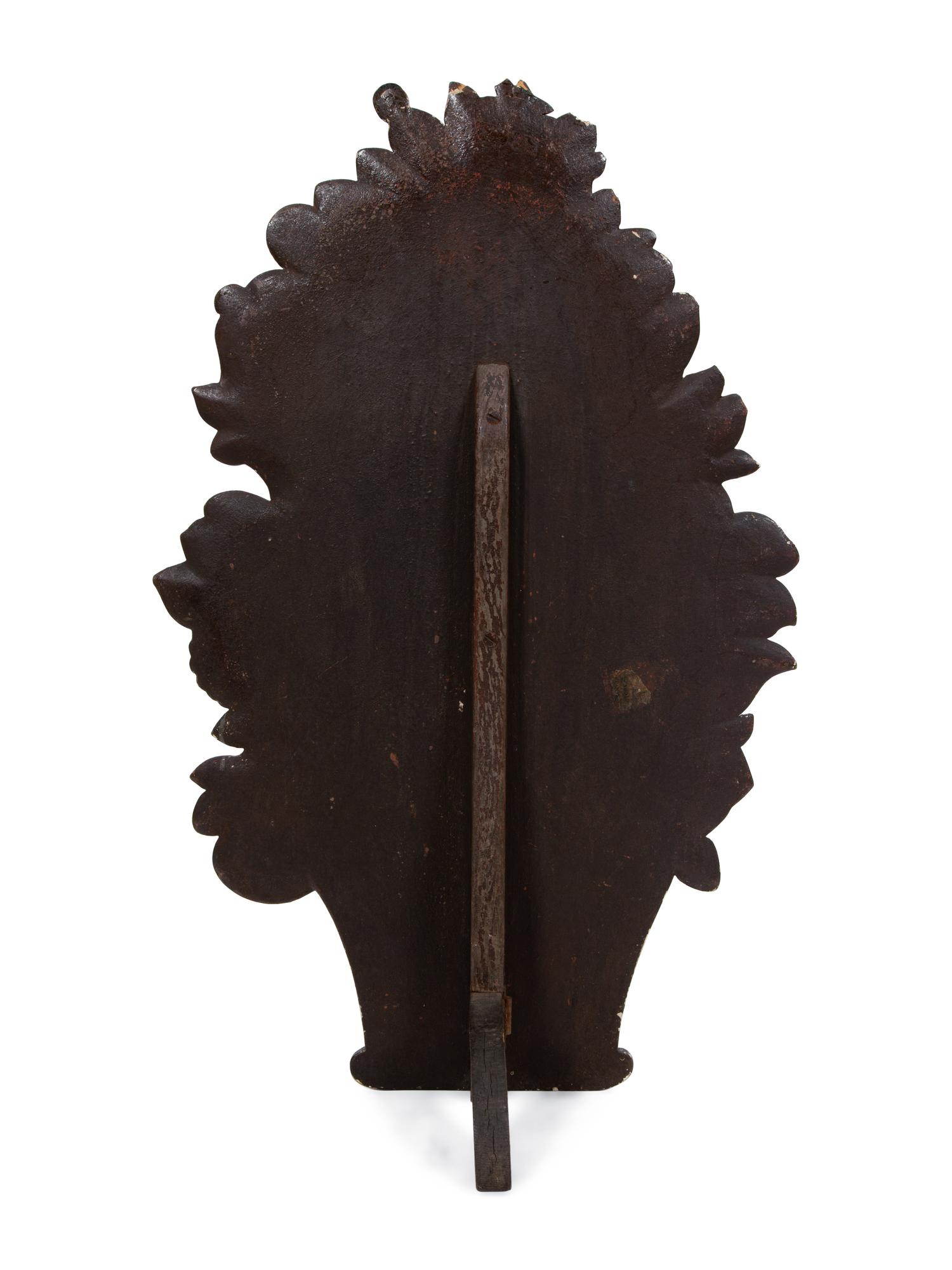 An English Polychrome Painted Dummy Board