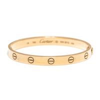 CARTIER, YELLOW GOLD 'LOVE' BANGLE BRACELET
