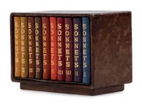 [SOBOTA, Jan (1939-2012) and SOBOTA, Jarmila, binders]. SHAKESPEARE, William (1564-1616). The Sonnets . Loket, Czech Republic: [N.p.], 2002.