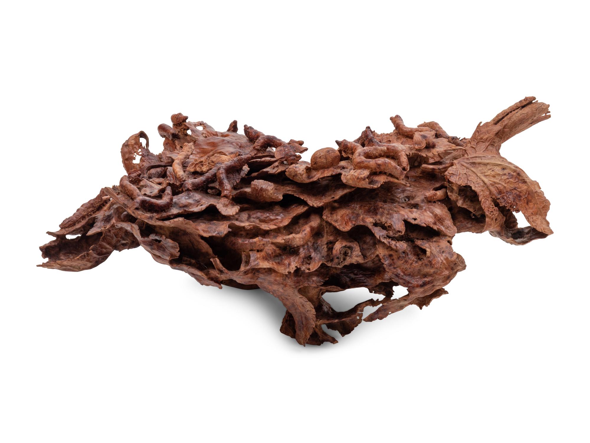 A Large Japanese Wood Okimono