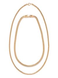 A Collection of 14 Karat Gold Chain Necklaces,