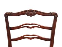A Set of Six English Mahogany Dining Chairs