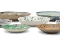 Nine Chinese Porcelain Plates