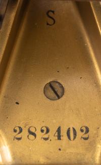 A Steinway and Sons Mahogany Baby Grand Piano