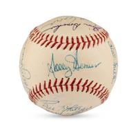 A 1960 St. Louis Cardinals Team Signed Autograph Baseball (Beckett Authentication Services)