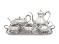 An American Silver Five-Piece Tea and Coffee Service