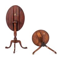 Two Federal Cherrywood Candlestands