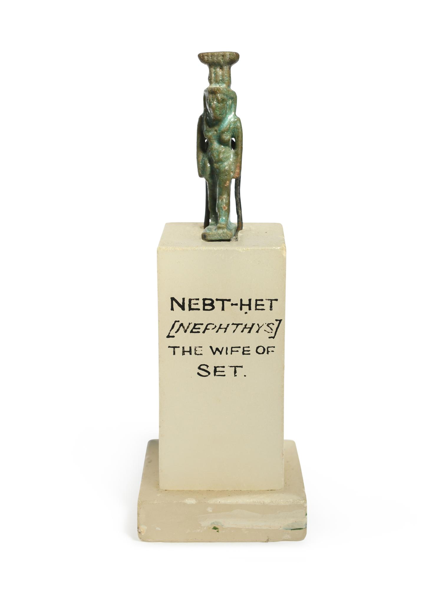 An Egyptian Faience Nephthys