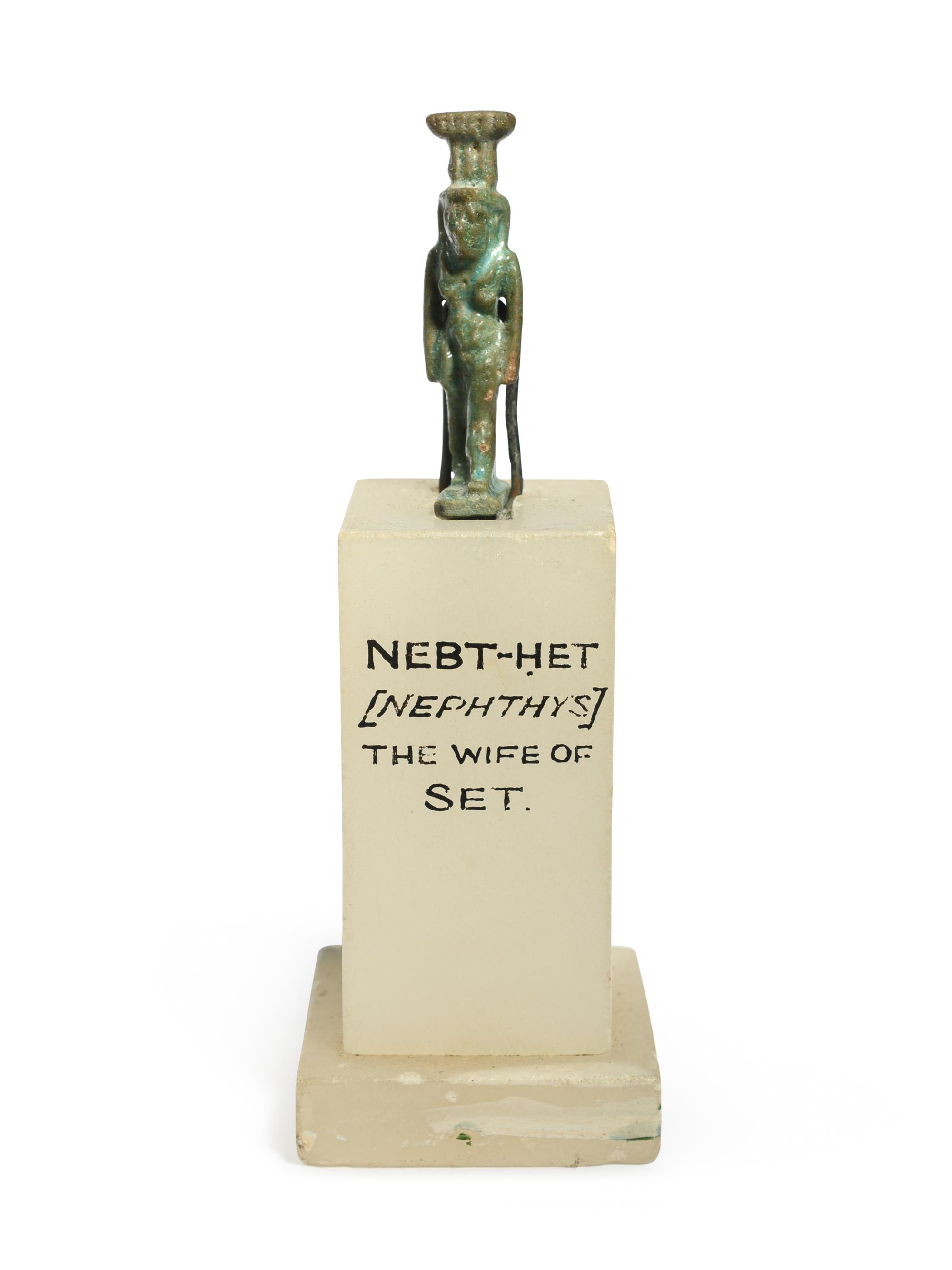 An Egyptian Faience Nephthys