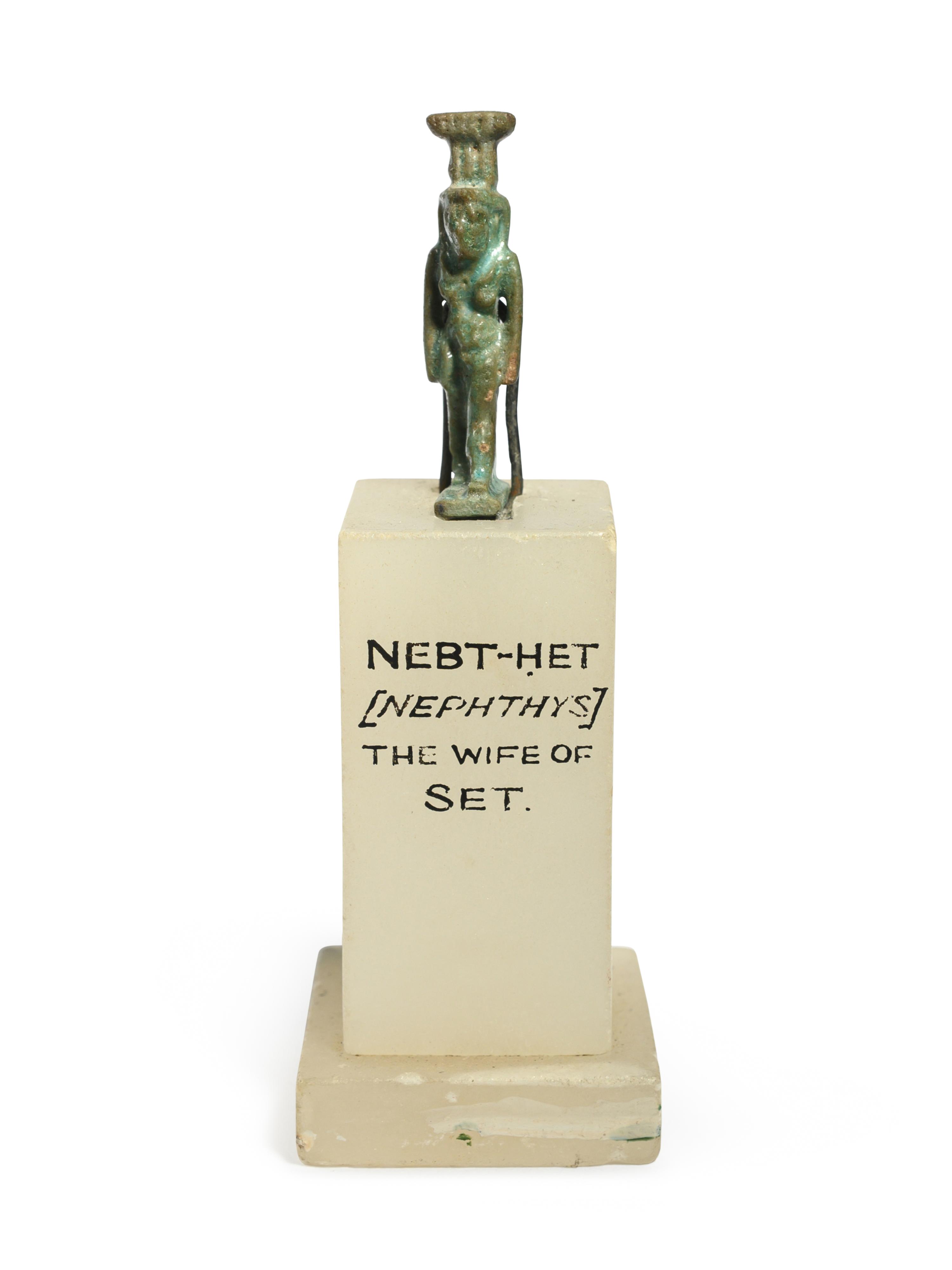 An Egyptian Faience Nephthys