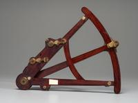 An Engraved Brass Mounted Octant